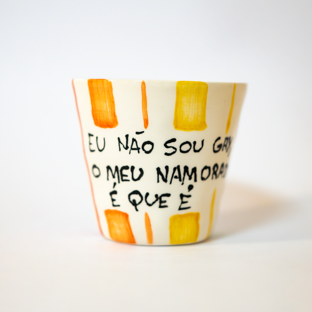 Eu não sou gay, o meu namorado é - Copo de Café